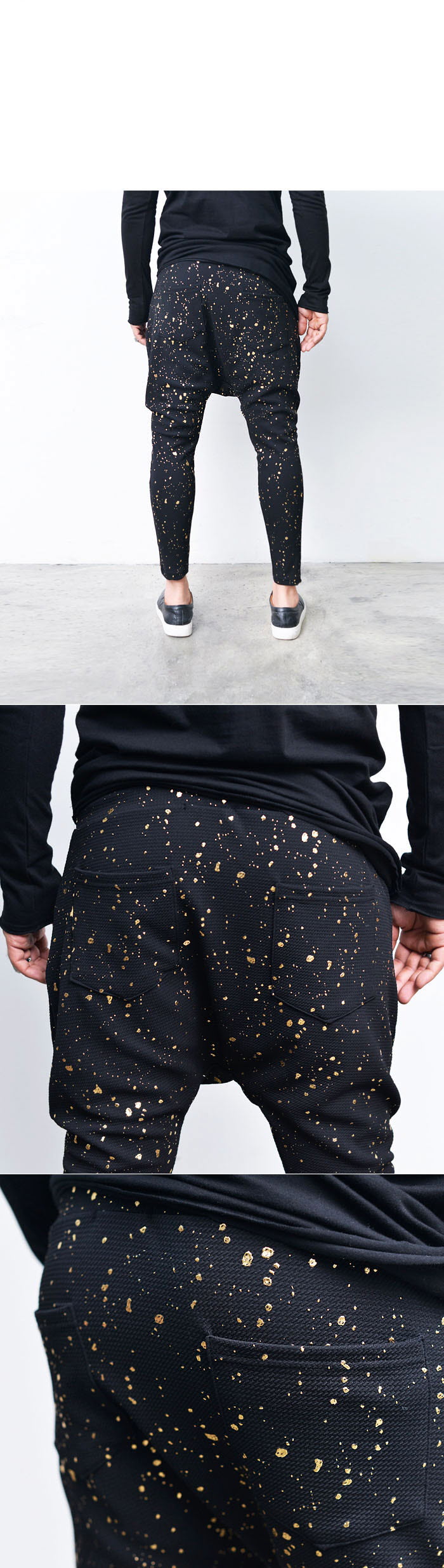 gold sweatpants mens